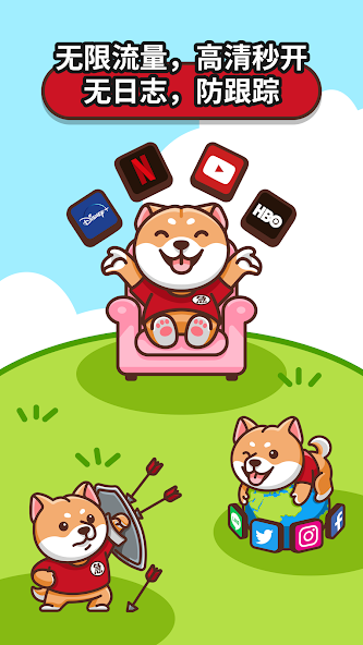 狗急加速器正版android下载效果预览图